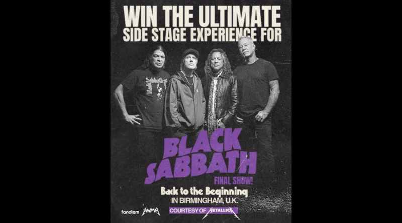 Metallica, Black Sabbath’ın Son Konserine Götürüyor