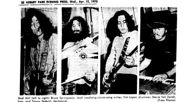 Bruce Springsteen ile Steel Mill, 1970'te Ocean County College'da