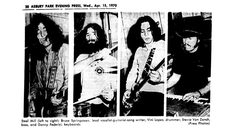 Bruce Springsteen ile Steel Mill, 1970'te Ocean County College'da