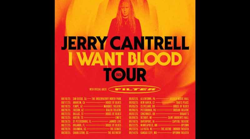 Jerry Cantrell 'I Want Blood' Turnesi