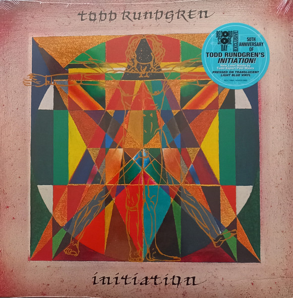Todd Rundgren'in _Initiation_ albümünün 50. yıl dönümü için özel açık mavi vinyl sürümü.