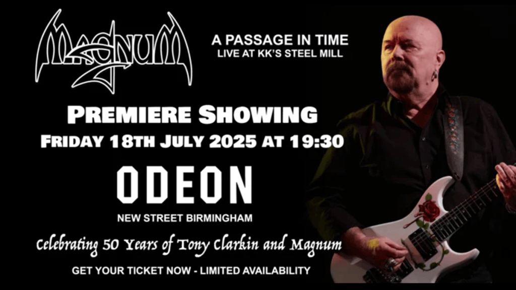Magnum, Birmingham’da Yeni Konser Filmini İlk Kez Gösteriyor