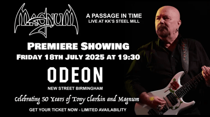 Magnum, Birmingham’da Yeni Konser Filmini İlk Kez Gösteriyor