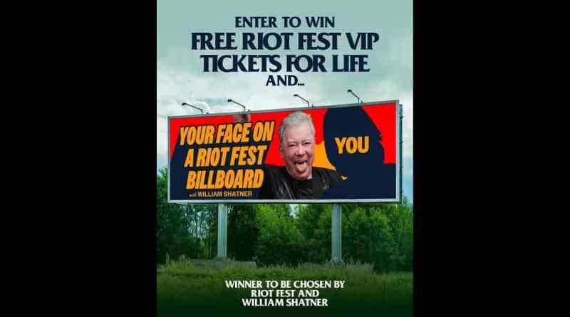 Riot Fest’ten William Shatner yarışması